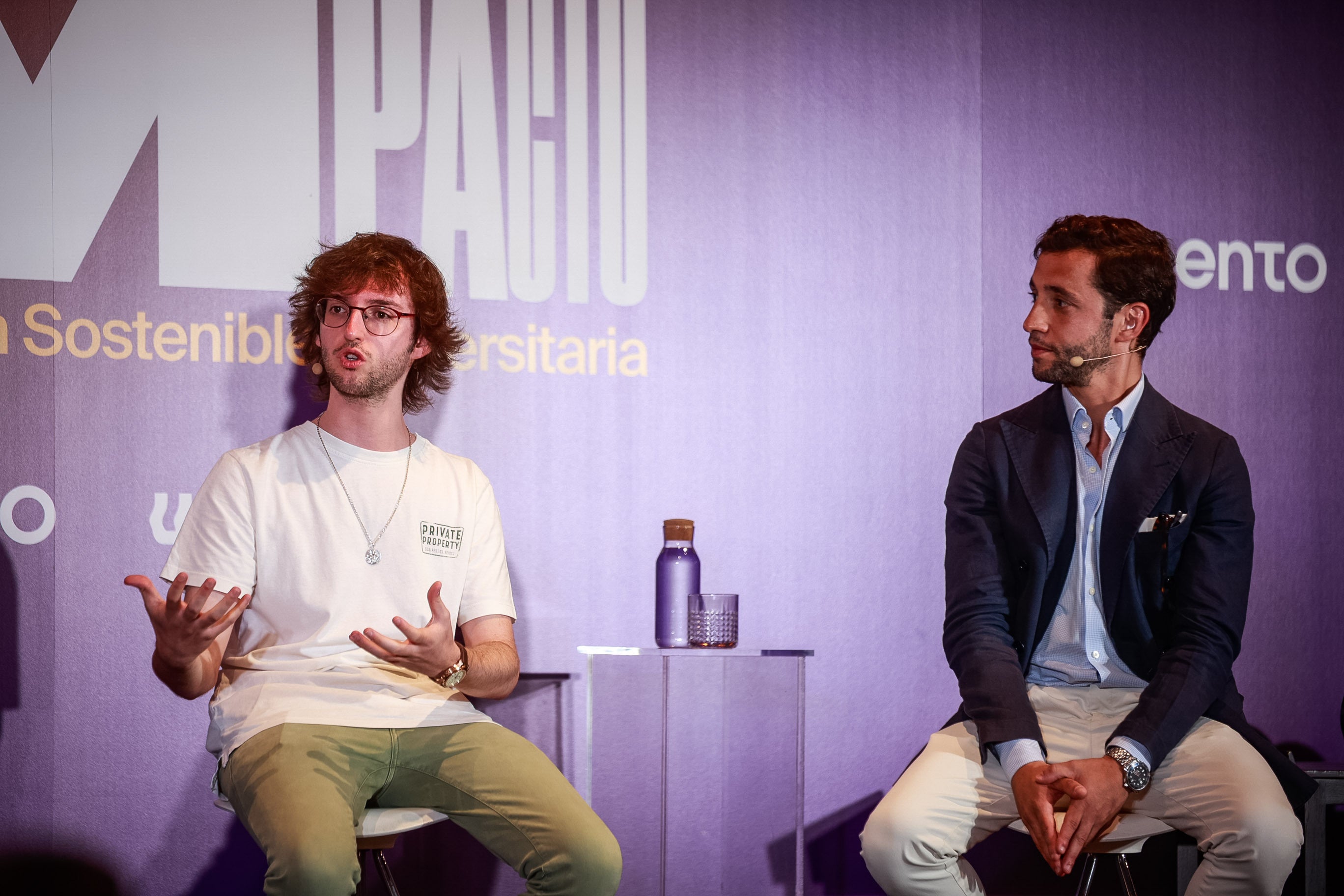 Chema Garabito, fundador y CEO de SperidLabs, y Guillermo Garabito, cofundador y COO de SperidLabs, durante su entrevista en los Premios CREAIMPACTO