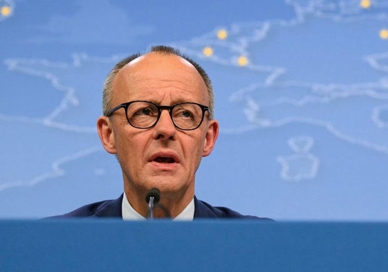 El canciller alemán, Friedrich Merz.
