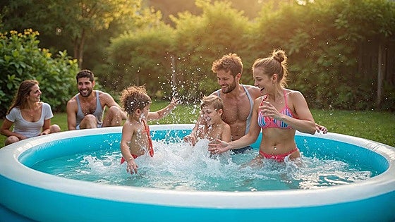Las mejores piscinas hinchables para refrescarte en tu jardín o patio