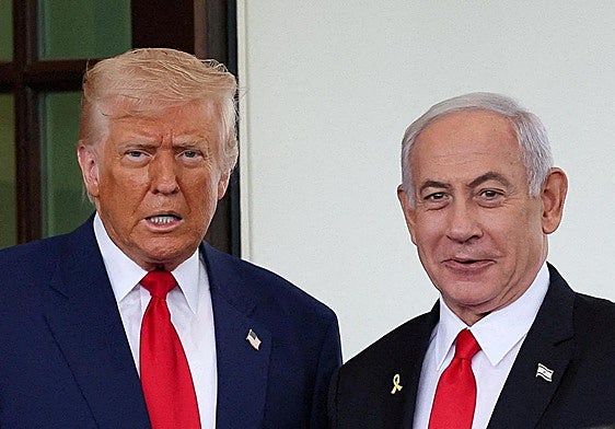 Donald Trump y Benjamín Netanyahu, en una imagen e archivo.