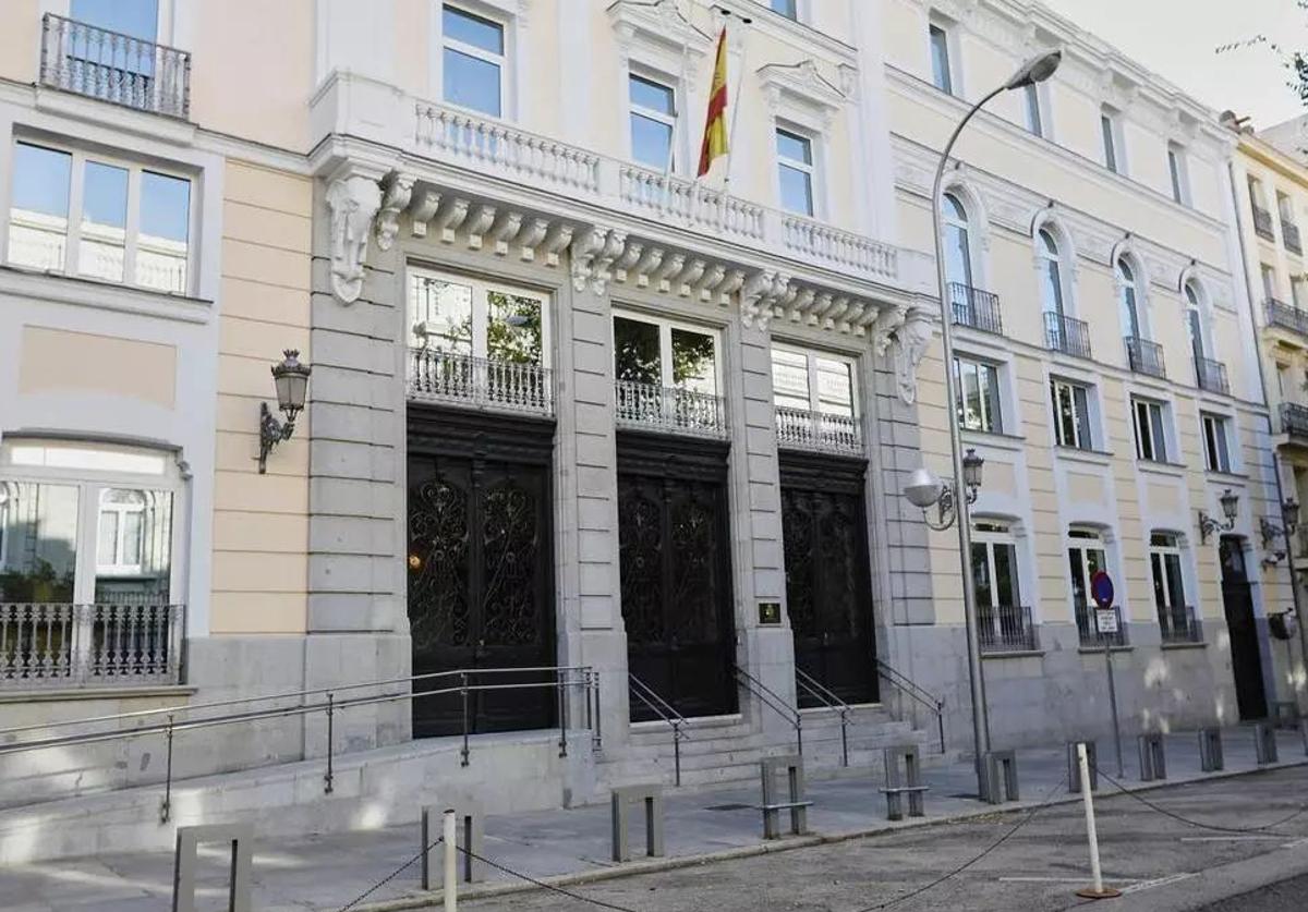 Headquarters of the General Council of the Judiciary (CGPJ) in Madrid.