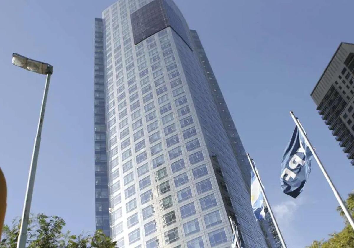 Headquarters of the oil company YPF in Buenos Aires, Argentina.