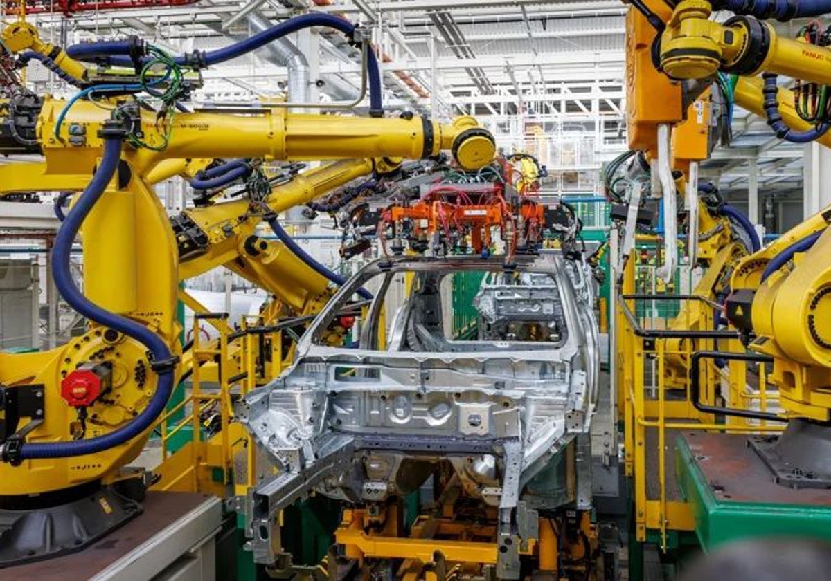 Fábrica robotizada de Renault en Palencia