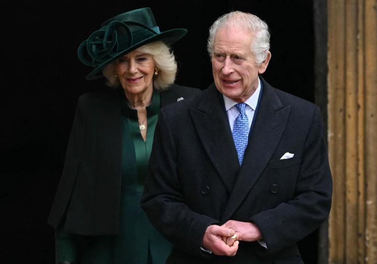 King Charles III with his wife, Camilla.