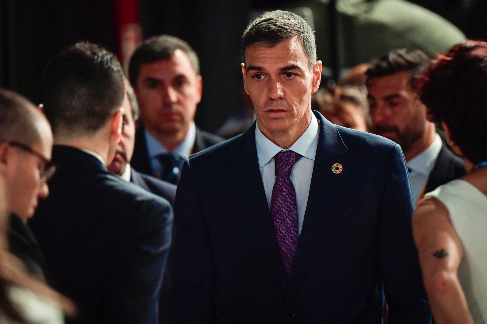 Pedro Sánchez, presidente del Gobierno, en la cumbre de la ONU