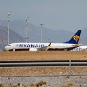 Varios aviones de la aerolínea británica de bajo coste Ryanair.