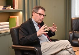 El experto en geopolítica Robert D. Kaplan, en su visita a Madrid.