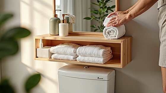 Organiza tu baño con esta selección de estanterías prácticas y modernas