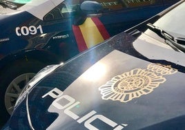 Coches de la Policía Nacional.