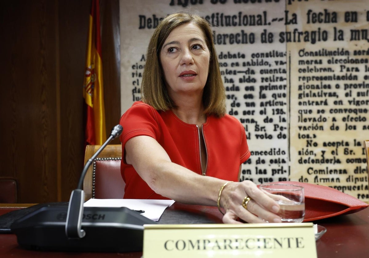 La presidenta del Congreso, Francina Armengol, comparece por segunda vez en la comisión de investigación del 'caso Koldo' en el Senado.