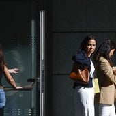 La expresidenta de ADIF Isabel Paro de Vera a su salida de la Audiencia Nacional.