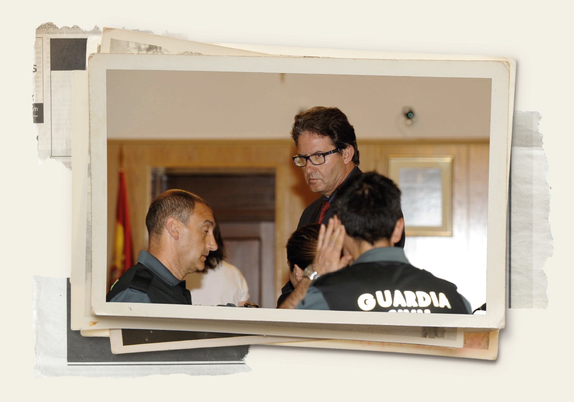 Juicio por el crimen de Nicasio Pérez. En la imagen, el acusado, el policía José Manuel Martínez.