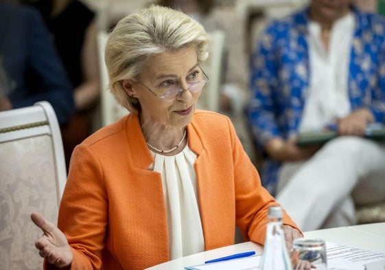 La presidenta de la Comisión Europea, Ursula von der Leyen.