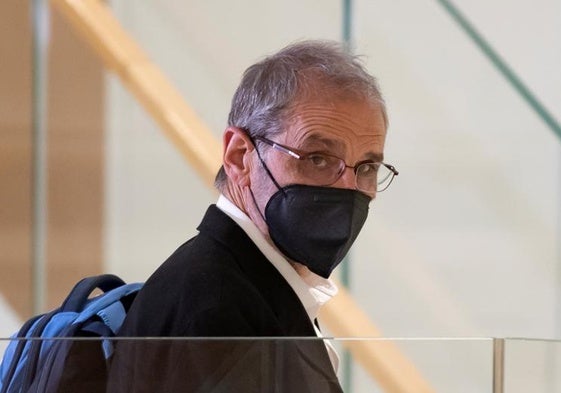 Josu Ternera en septiembre de 2021 en una vista en un tribunal de París.