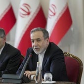 El ministro de Asuntos Exteriores iraní, Abás Araqchi, en una comparecencia en Teherán.