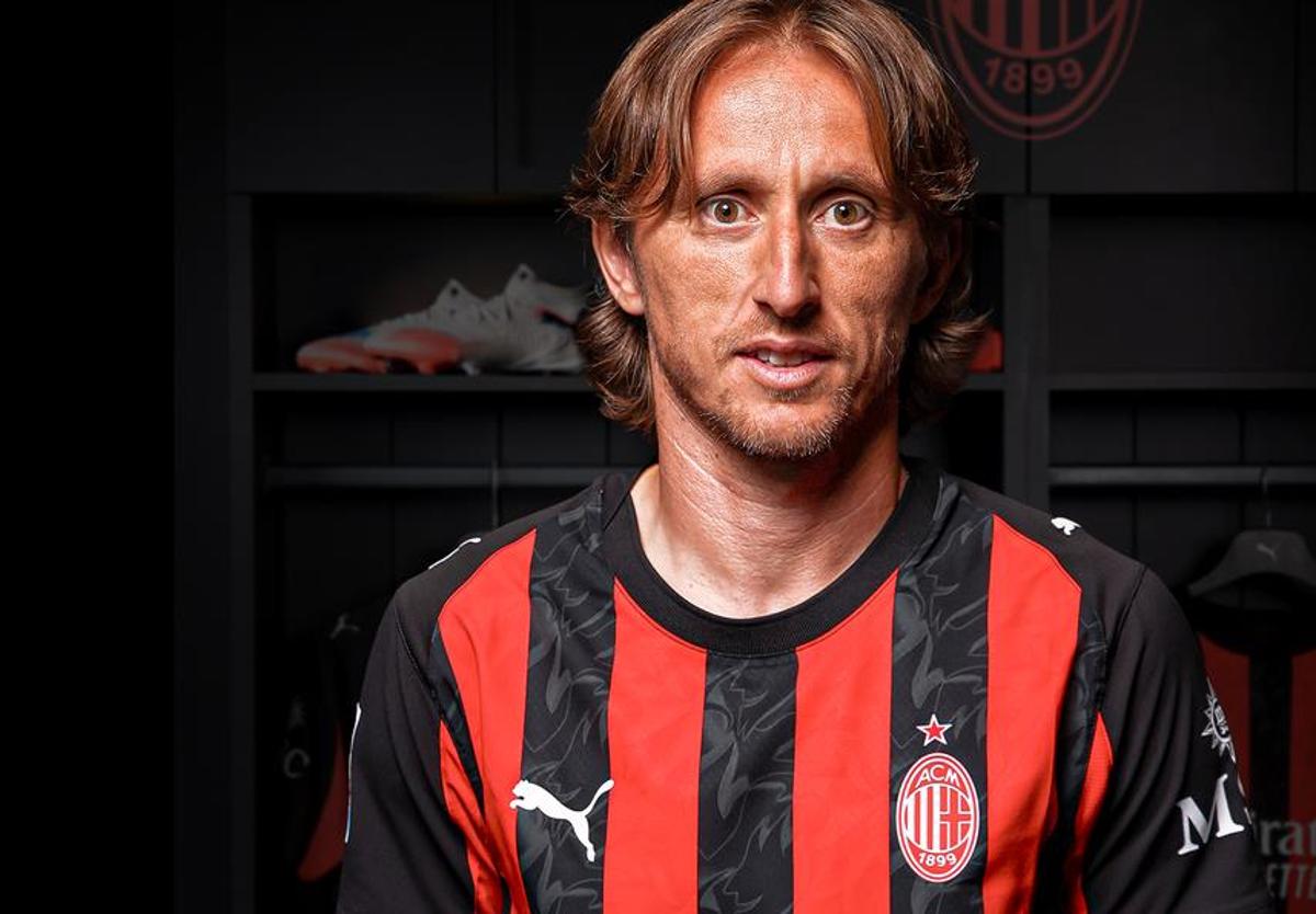 Luka Modric ya es uno más en el Milan.
