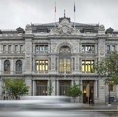Facjada del Banco de España.