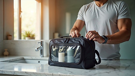 Descubre los mejores neceseres para hombre, para organizar tus productos de aseo