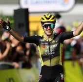 El británico Simon Yates, vencedor en la décima etapa del Tour.