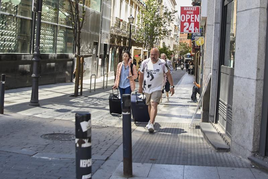 Turistas en el centro de Madrid