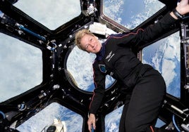 Peggy Whitson, en la ISS.