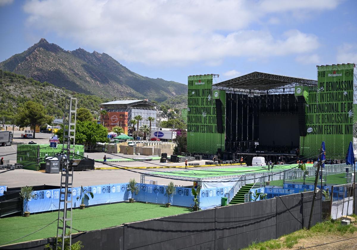 Vista general del recinto del Festival Internacional de Benicàssim (FIB).