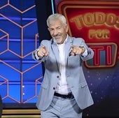 El presentador vasco, en el plató del concurso