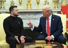 Vaolodímir Zelenski y Donald Trump durante su encontronazo en el Despacho Oval.