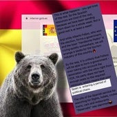 Imagen de reinvindicación de uno de los ataques de 'Noname' a España