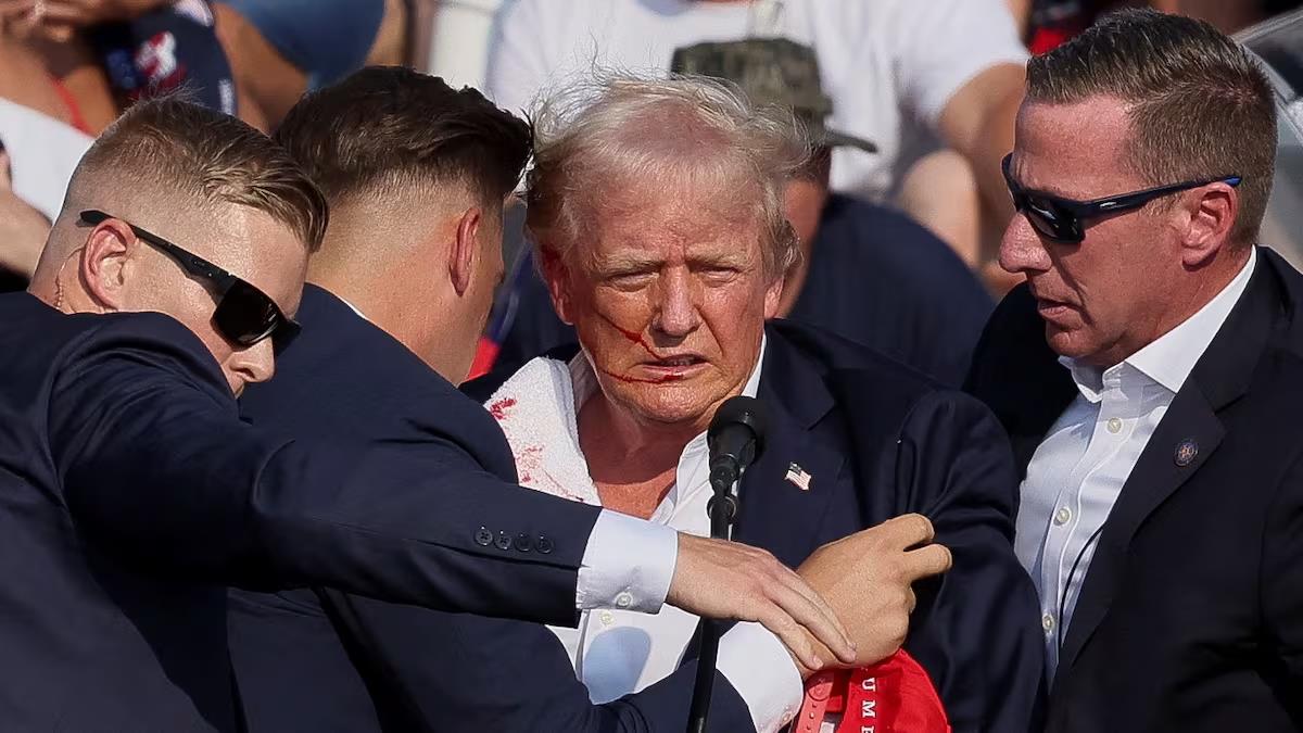 Trump resultó herido leve hace un año en un atentado realizado por un fracotirador en Butler.