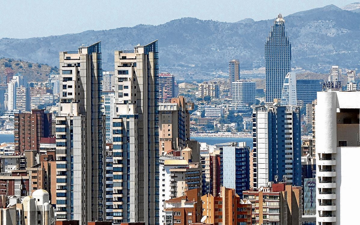 Los rascacielos de Benidorm recuerdan a los de Manhattan.