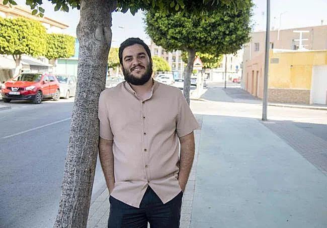 Osama Alalo, ciudadano de origen sirio, el pasado jueves, en Torre Pacheco.