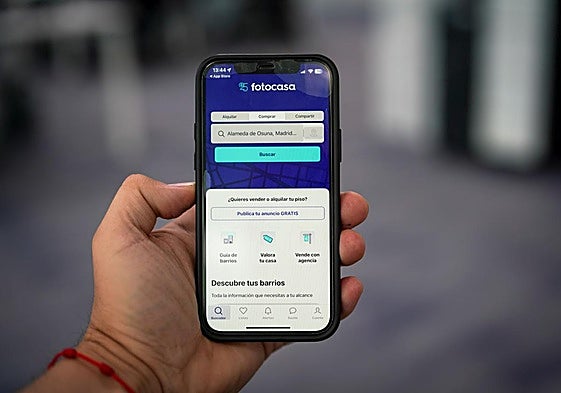 Sitio web de Fotocasa.