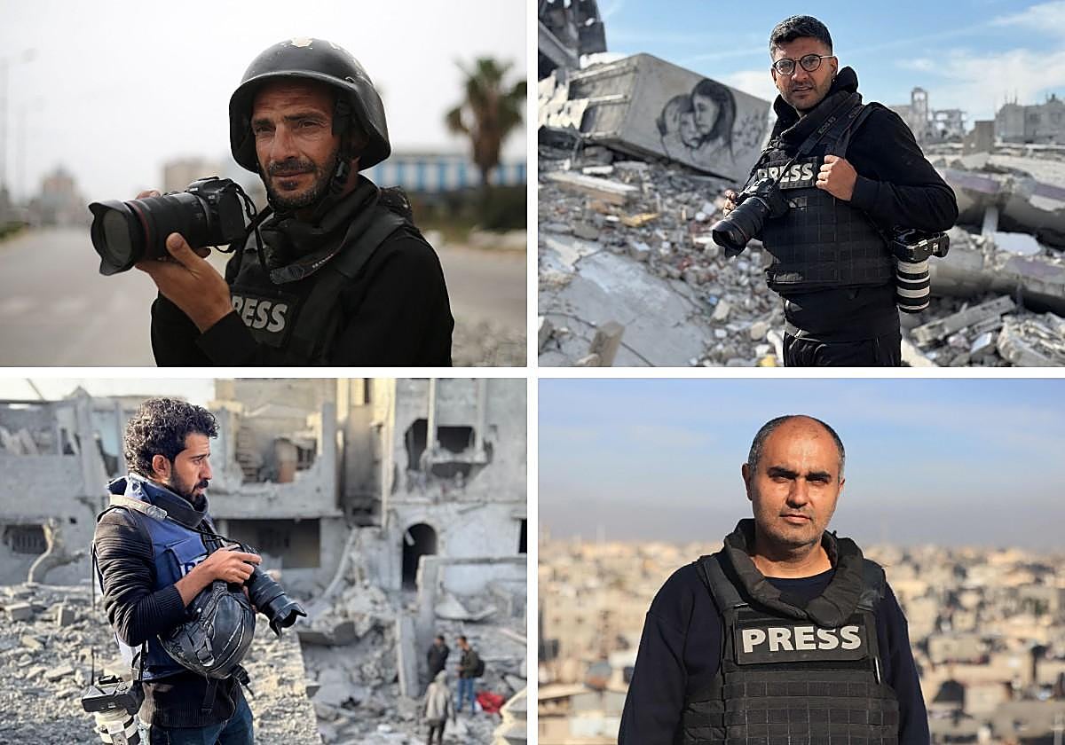 Los periodistas palestinos también pasan hambre