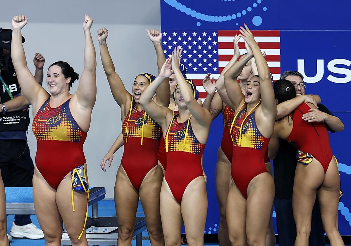 Las Guerreras del Agua, en la celebración del bronce