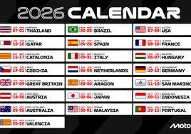 MotoGP desvela su calendario para 2026