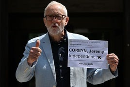 Jeremy Corbyn, exlíder del Partido Laborista.