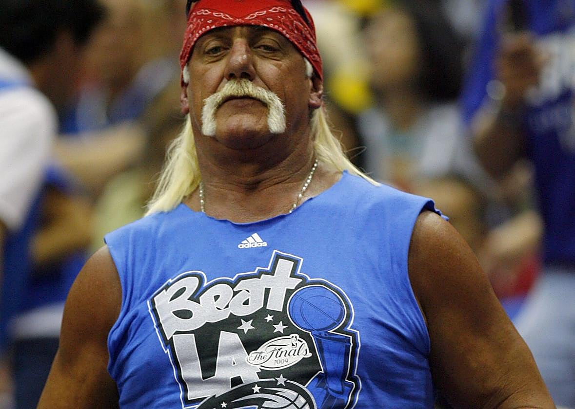 Hulk Hogan, en una aparición en televisión.