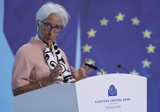 La presidenta del BCE, la francesa Christine Lagarde.