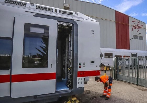 Una de las plantas de Talgo.