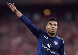 Casemiro sigue siendo uno de los referentes del Manchester United.