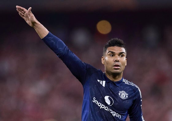 Casemiro sigue siendo uno de los referentes del Manchester United.
