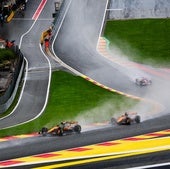 La climatología marcó la carrera del Gran Premio de Bélgica.