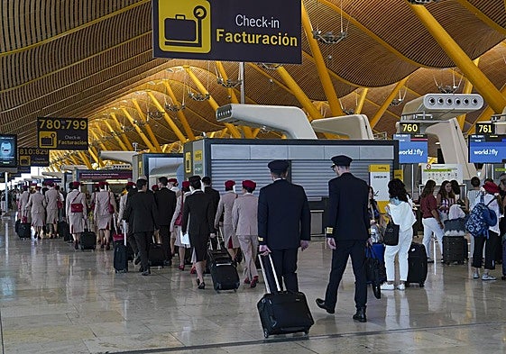 Aeropuerto de Madrid Barajas.