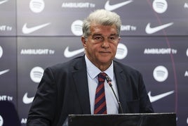 Joan Laporta, presidente del Barça.