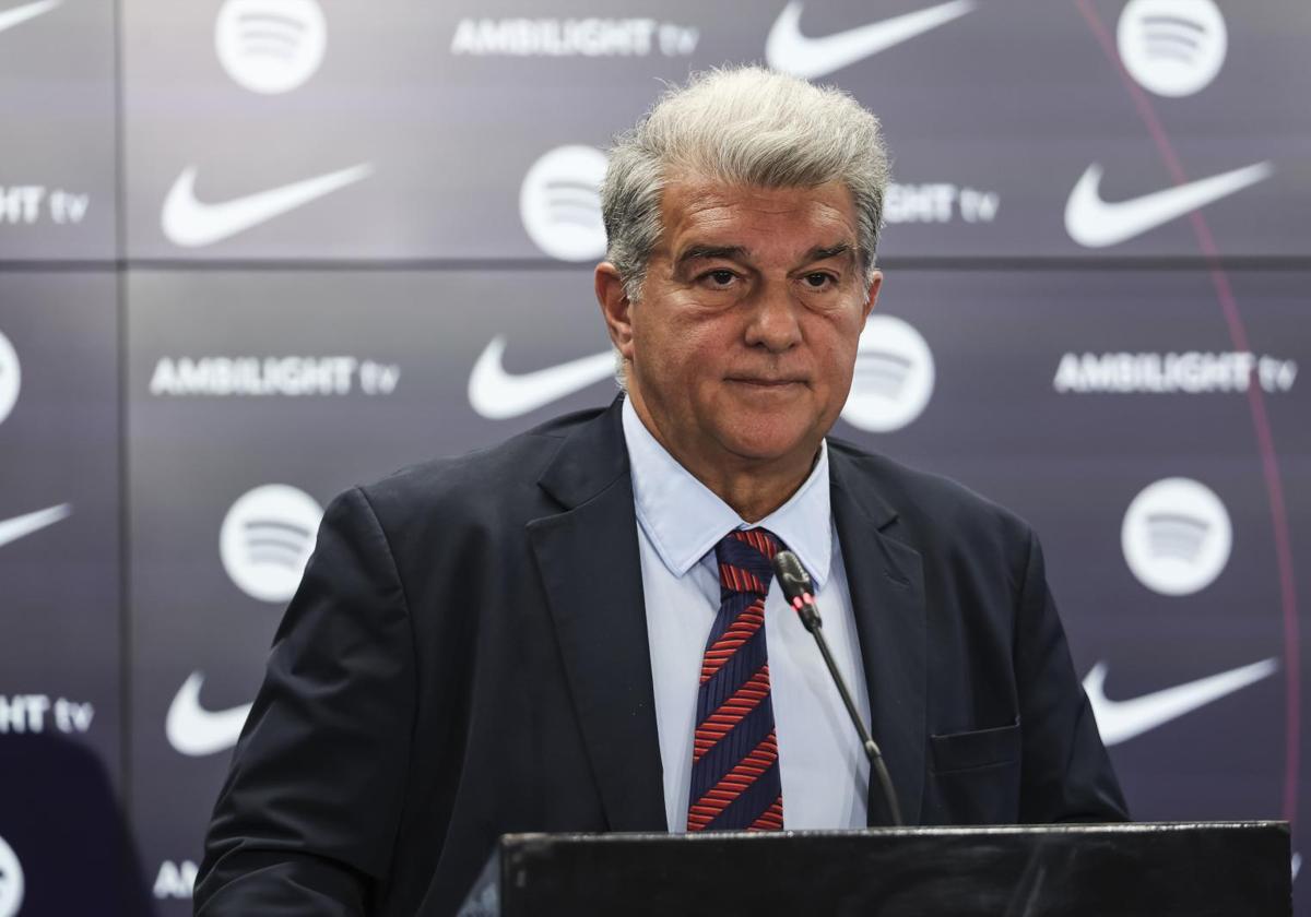 Joan Laporta, presidente del Barça.
