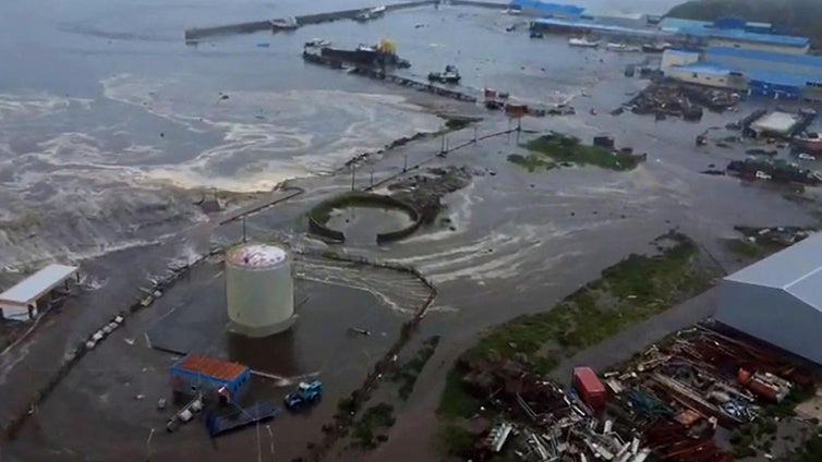 Severo-Kurlisk, la ciudad rusa más próxima al terremoto, ha sufrido graves inundaciones.