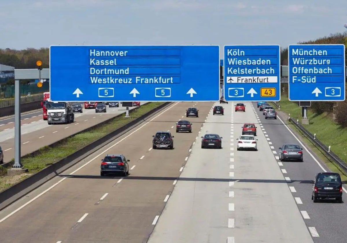 Autopista en Alemania