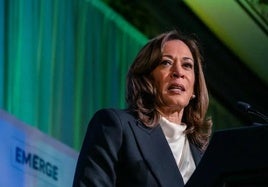 Kamala Harris continúa sin desvelar su futuro político.