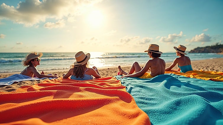 Aprovecha ahora para hacerte con una de estas toallas de playa grandes